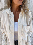 Audrey - Casual jas met capuchon