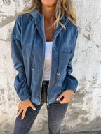 Audrey - Casual jas met capuchon