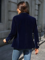 Isla - Elegante fluwelen blazer