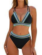 Stephanie | Figuuraccentuerende bikiniset met contrastdetails