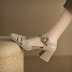Michela – Mary Janes mit eckiger Kappe