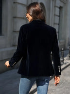 Isla - Elegante fluwelen blazer