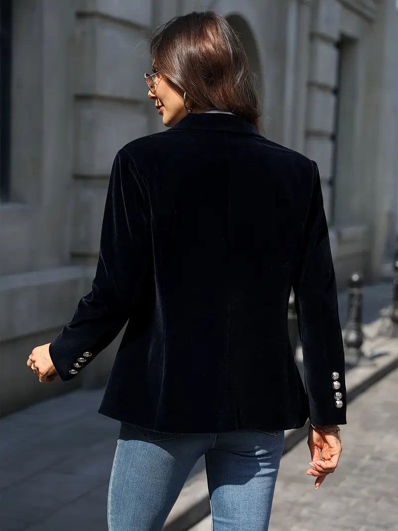 Isla - Elegante fluwelen blazer