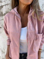 Audrey - Casual jas met capuchon