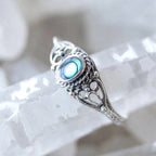 Regenboog Schelp Filigraan Design Ring