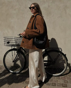 Paola Wildleder-Blazer