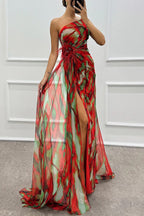 Fenna™ - Lebendige Elegante Drapierte Kleid