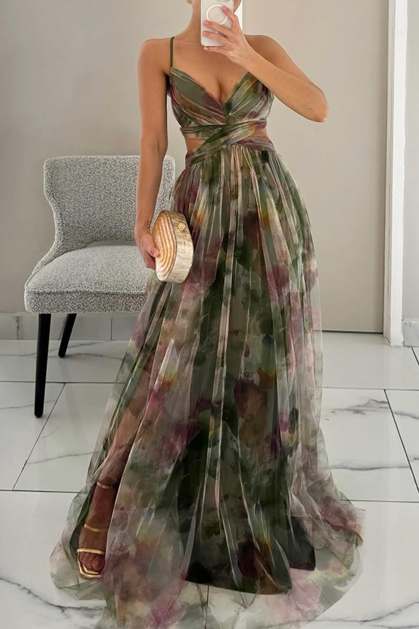 Sanne™ - Romantisches Fließendes Abendkleid