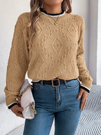 Verity - Eleganter gestreifter Pullover