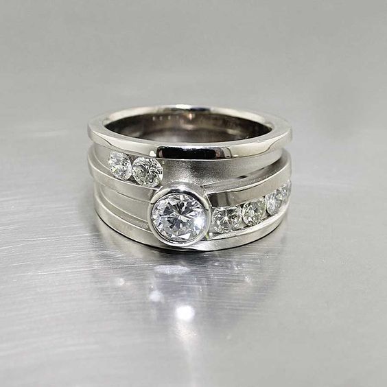 Gelaagde ring van glas