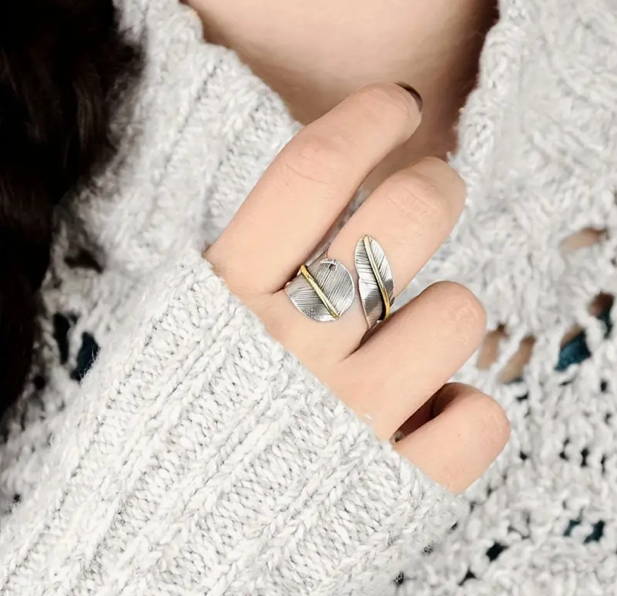 Vintage verenvormige ring