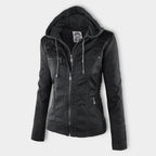 Gia - Leren bikerjack