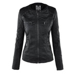 Gia - Leren bikerjack