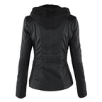 Gia - Leren bikerjack