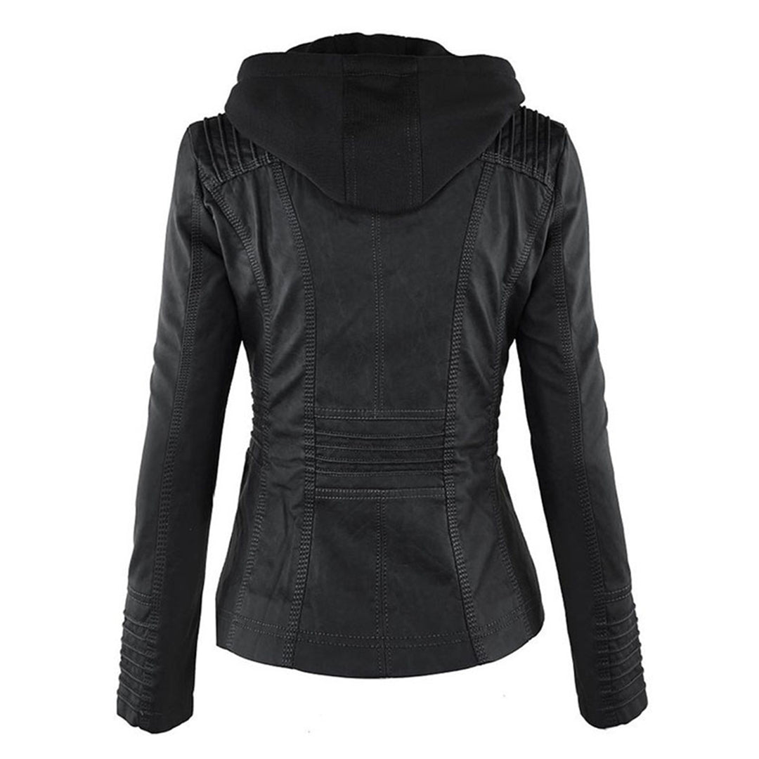 Gia - Leren bikerjack