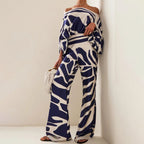 Sina | Damen Zweiteiliges Satin-Set