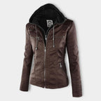 Gia - Leren bikerjack