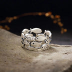 Ring vis van zilver