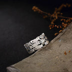 Ring vis van zilver