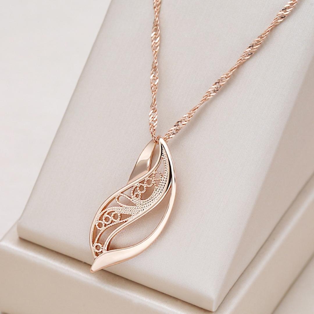 Elegante, harmonische halsketting in goud