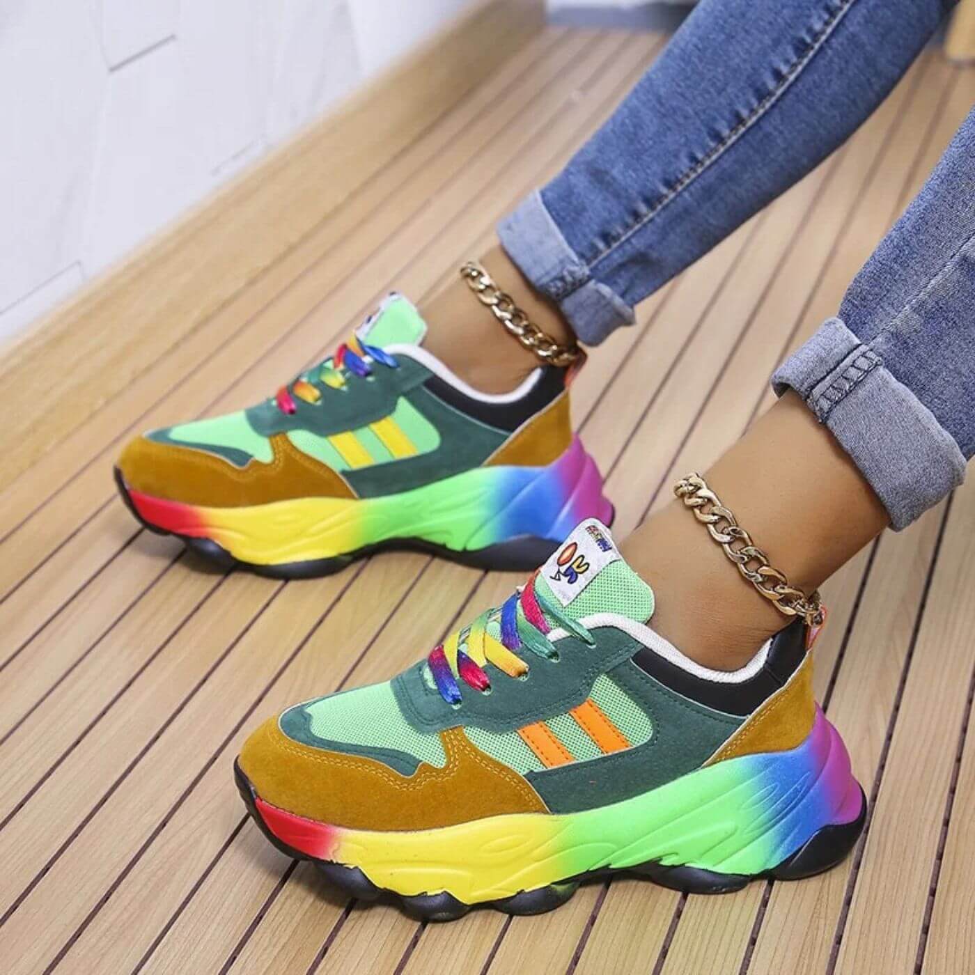 Cecilia - Bunte Orthopädische Sneaker