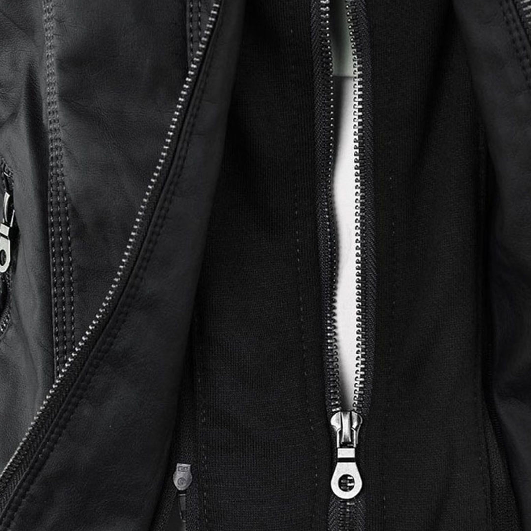 Gia - Leren bikerjack