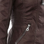 Gia - Leren bikerjack