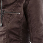 Gia - Leren bikerjack