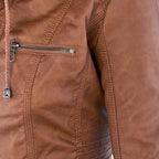 Gia - Leren bikerjack