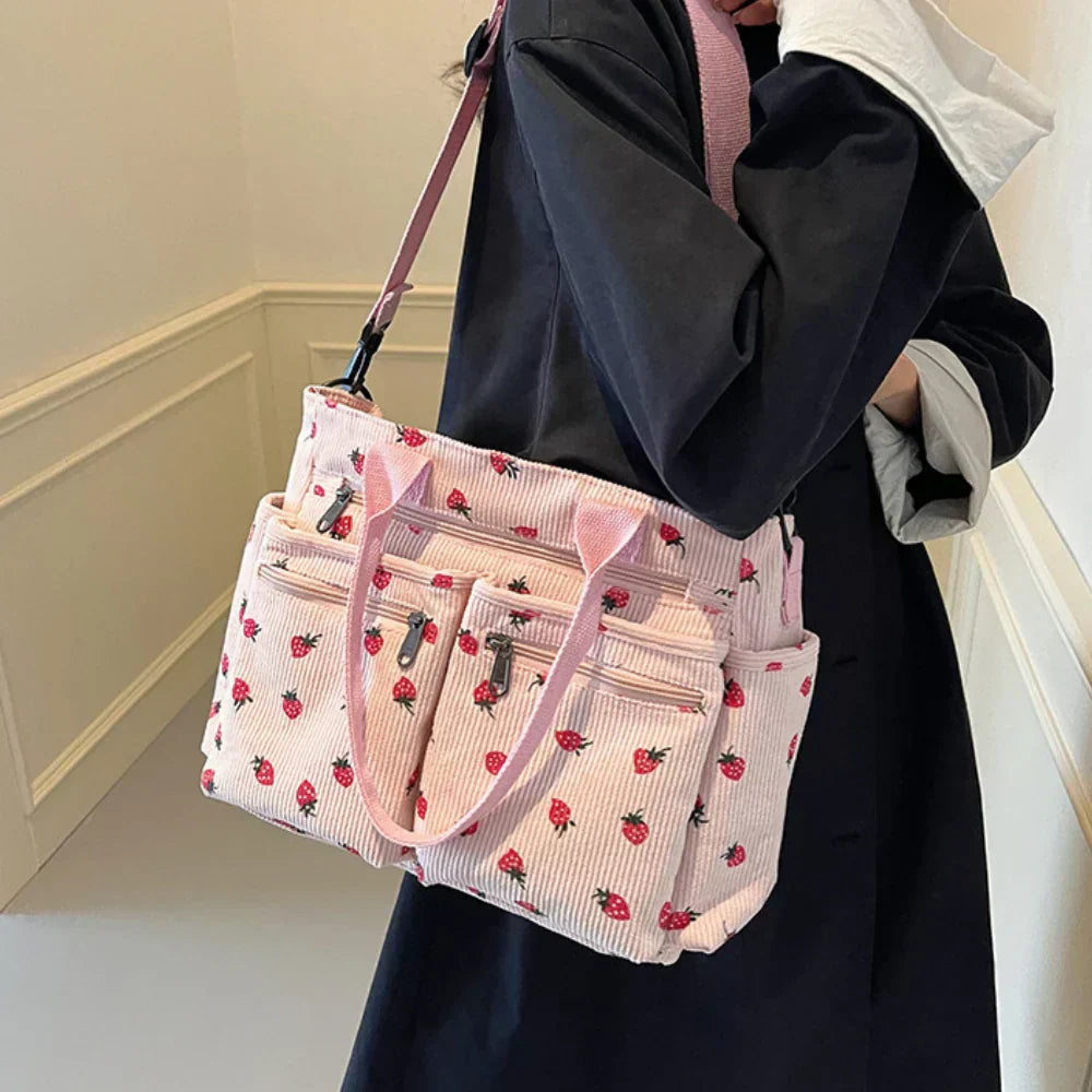 Rosie – aardbeienboodschappentas