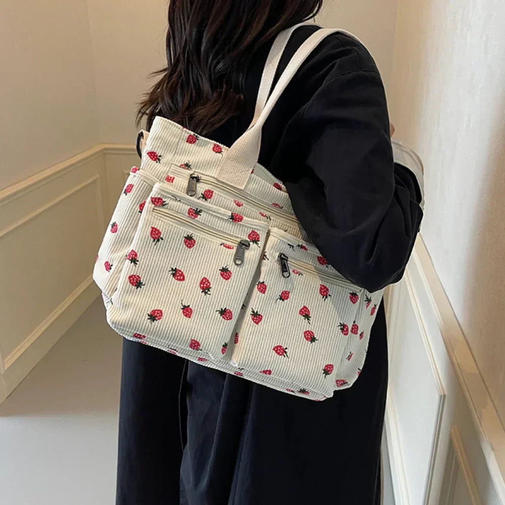 Rosie – aardbeienboodschappentas