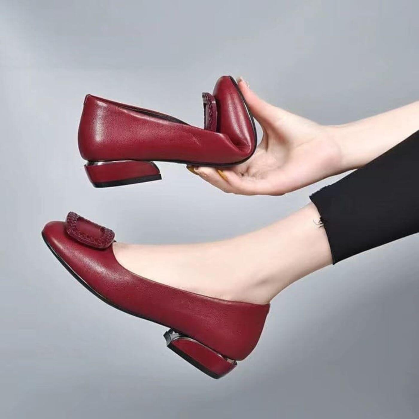 Elsa - Premium Leder Orthopädische Schuhe