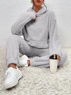 Zacht dames teddy-jumpsuit met capuchon - Zacht & Warm