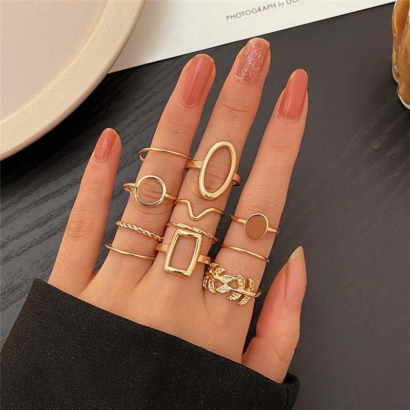 Pak 11 ringen van zilver