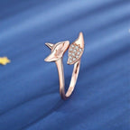 Rose Zilveren Vos Ring