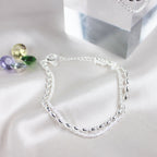 Zilveren zirkonia armband