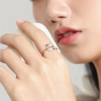 Rose Zilveren Vos Ring