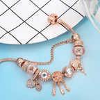 Rose Dreamcatcher-armband met bedels in sterling zilver Inbegrepen