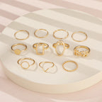 Pak 11 ringen van zilver