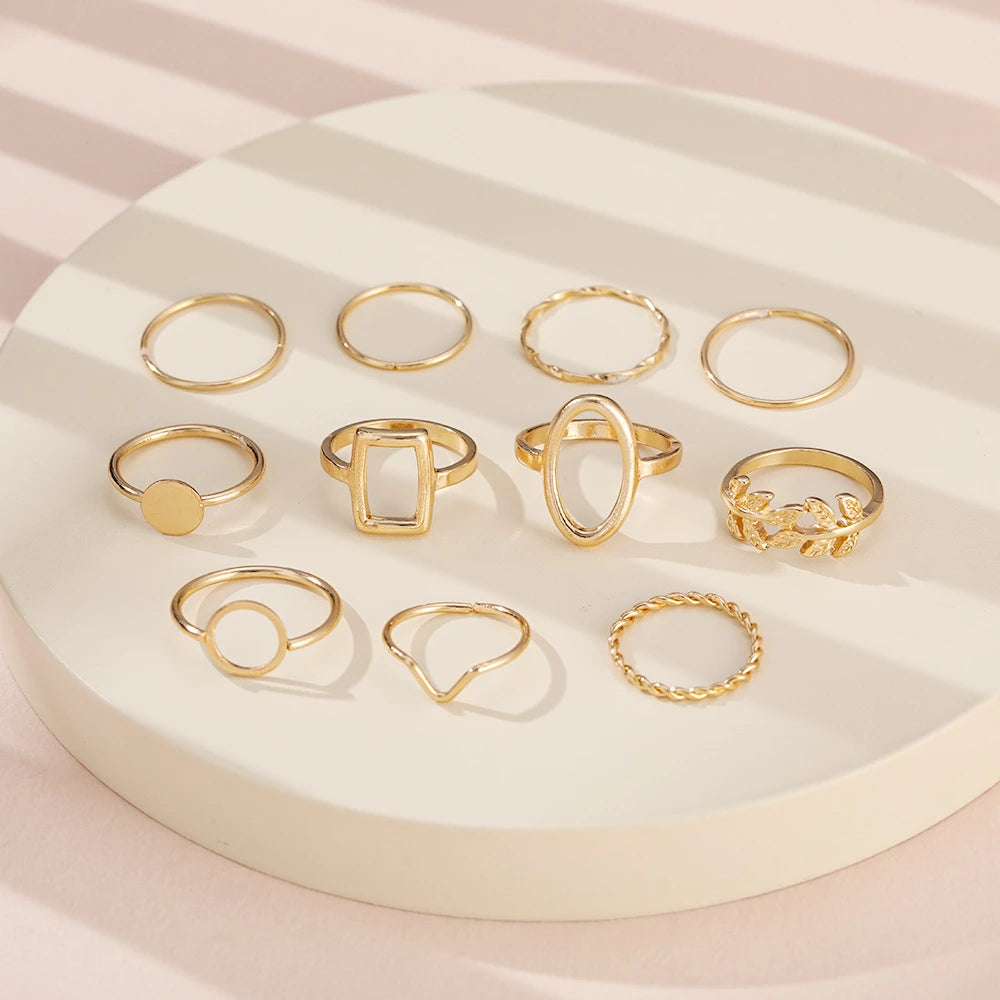 Pak 11 ringen van zilver