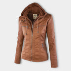 Gia - Leren bikerjack