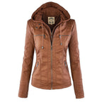 Gia - Leren bikerjack