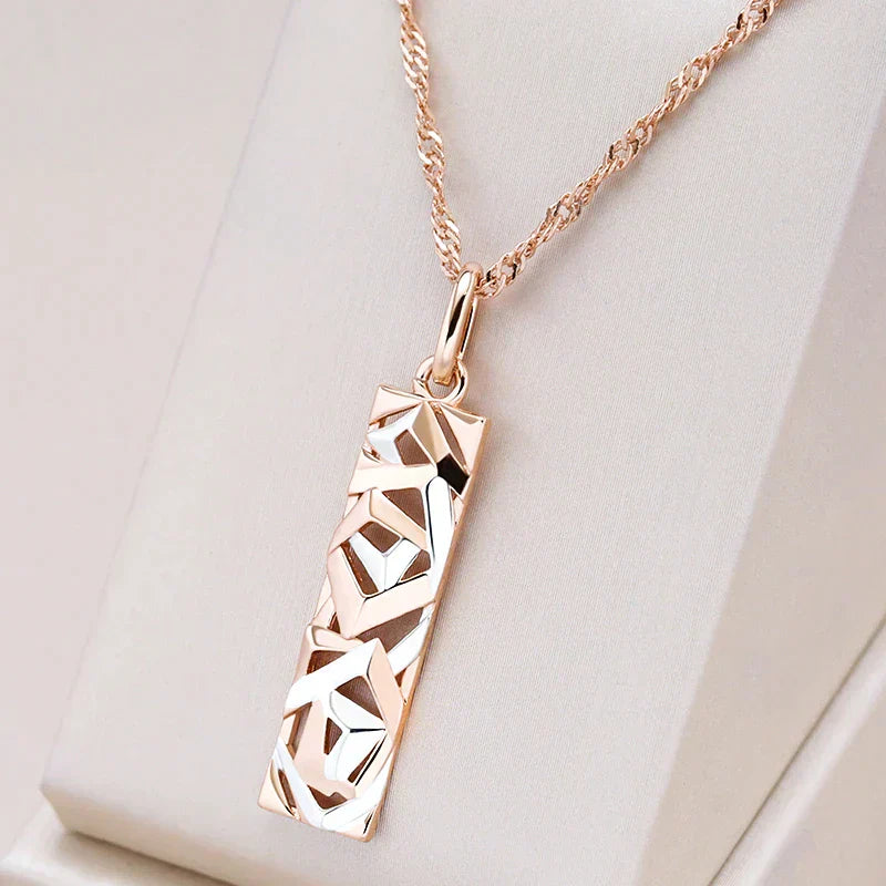Elegante ketting in zilver en goud