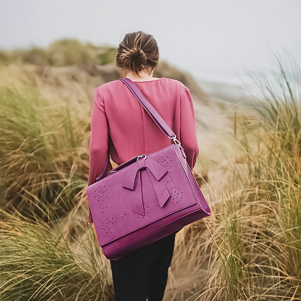 Bernadette – Schleifen-Satchel Handtasche