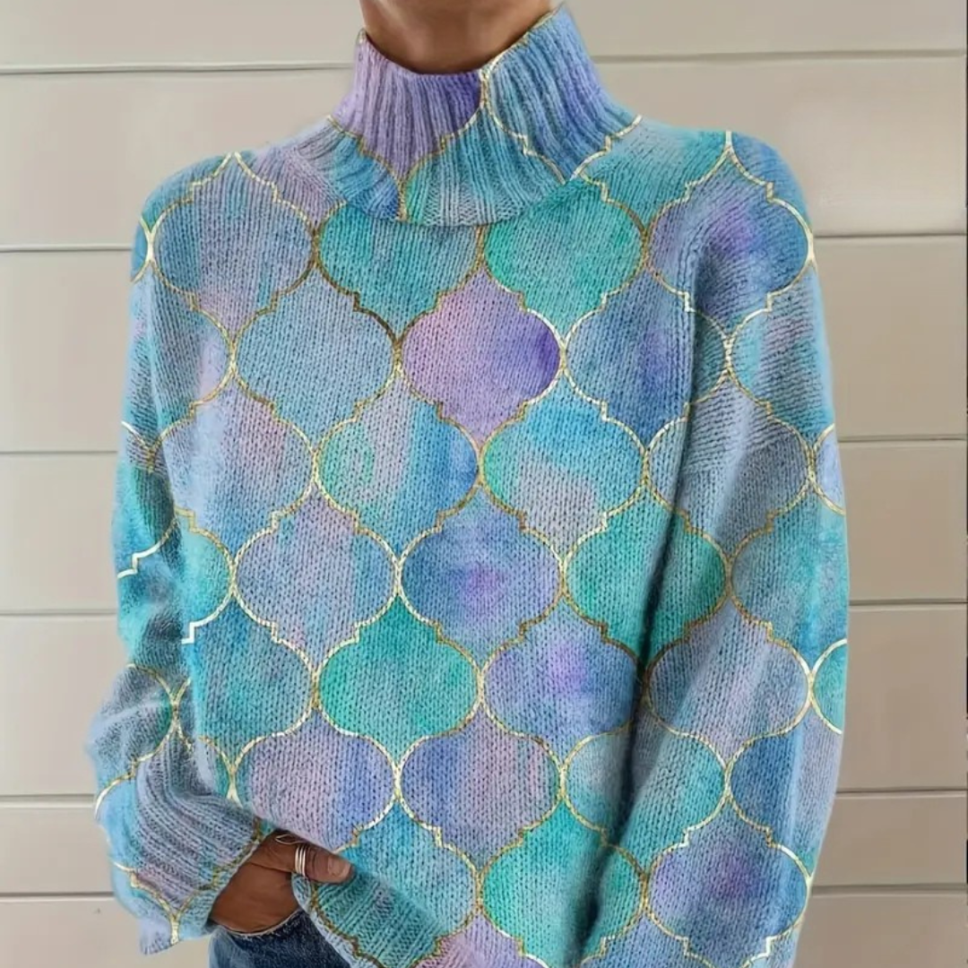 Daisy – Eleganter Glanzpullover