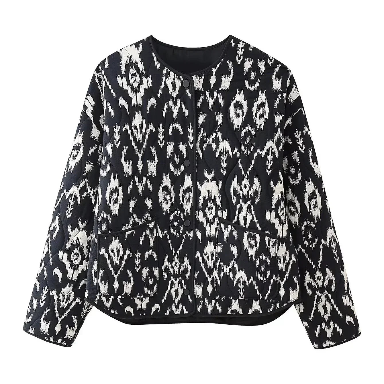 Serie bomberjacks met dierenprint