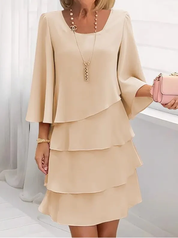 Catherine™ - Elegantes Komfort-Rüschenkleid