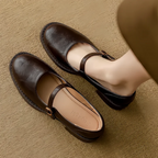 Aurelia - Klassische Bequeme Mary Janes aus Leder