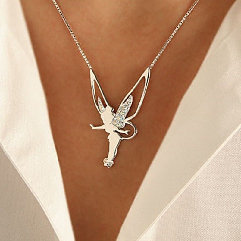 Gouden en zilveren elfjesketting