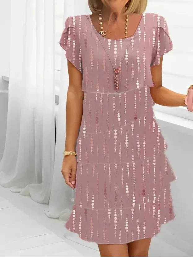 Victoria™ - Elegantes Komfort-Rüschenkleid